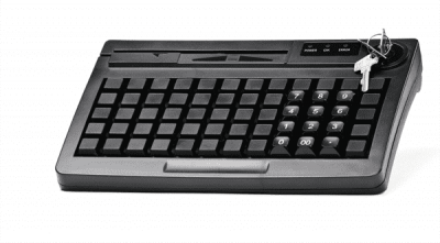 Программируемая клавиатура АТОЛ KB-60-KU (rev.2) чёрная c ридером магнитных карт на 1-3 дорожки