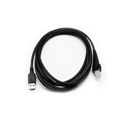 Кабель черный USB прямой для Voyager 1450g (3м)